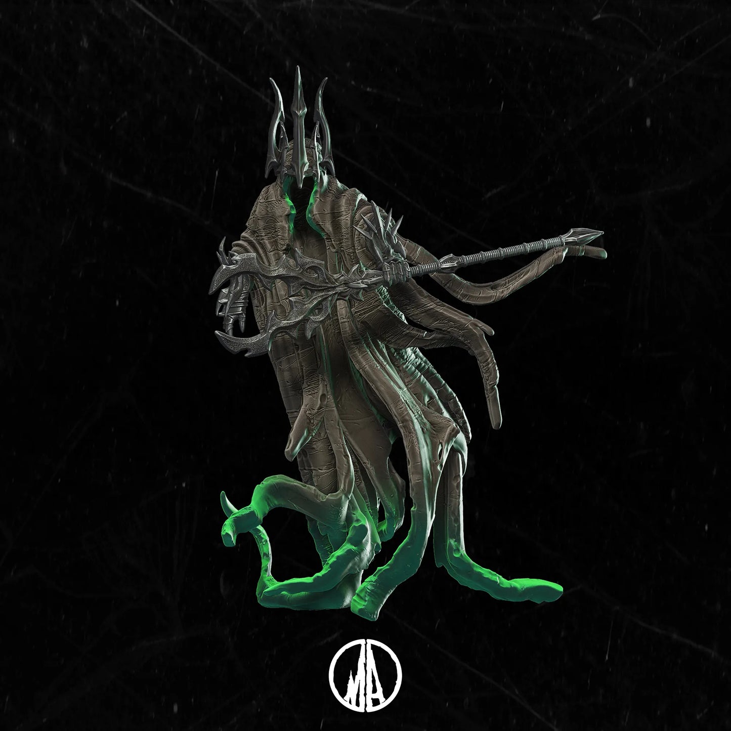 Monolith Arts - Lost Souls II - Ghost Mage - DnD/TTRPG Figure/Miniature