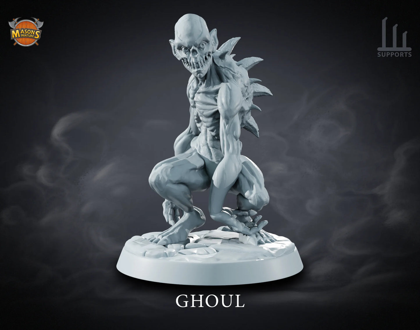 Masons Miniatures - Abyss Dwellers - Ghoul - DnD/TTRPG Figure/Miniature