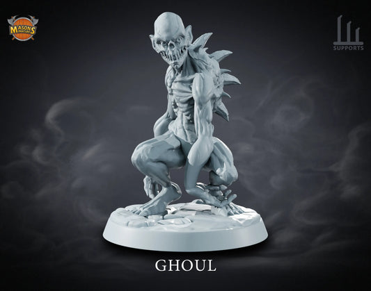 Masons Miniatures - Abyss Dwellers - Ghoul - DnD/TTRPG Figure/Miniature