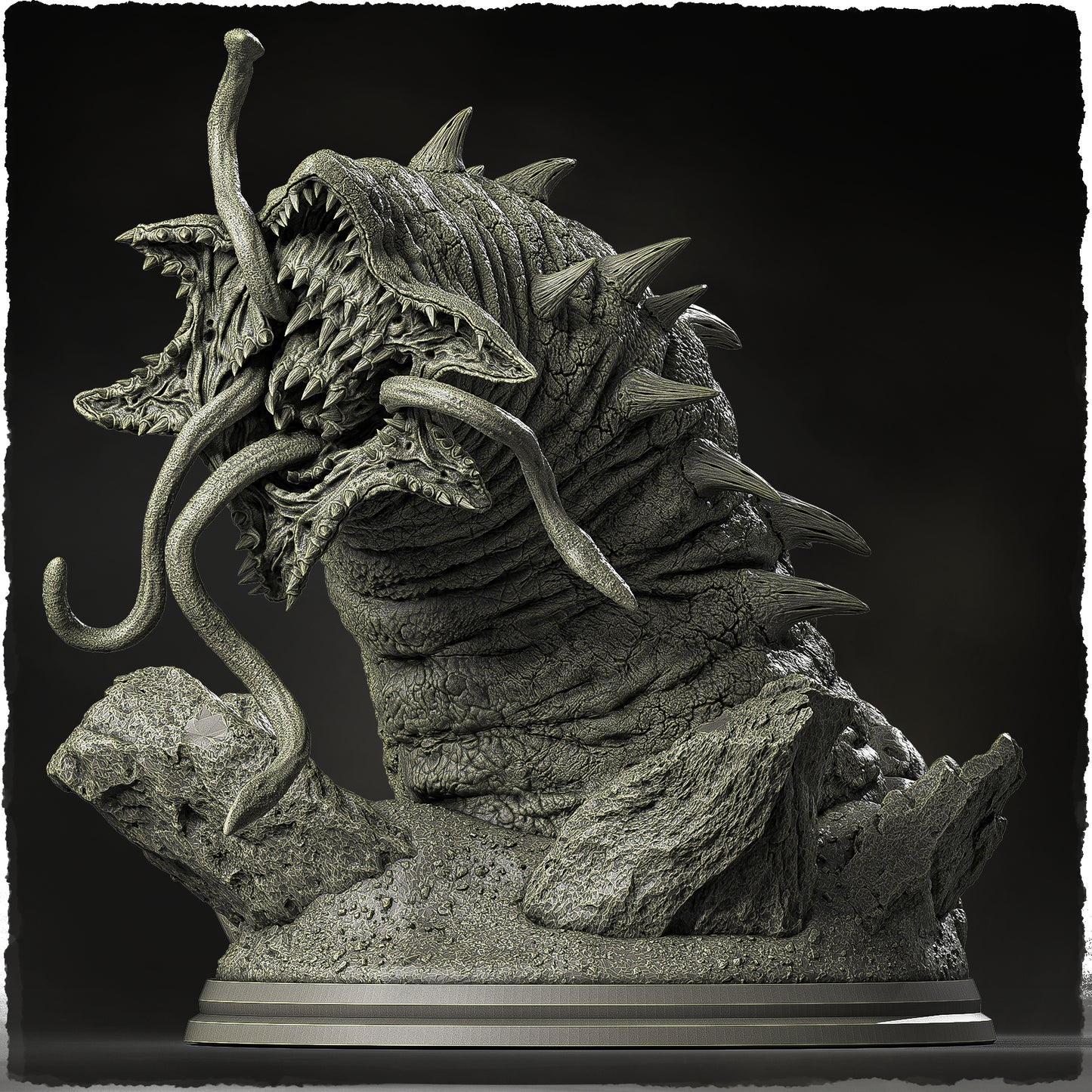 Evox Arts - World Dragons #2 - African Giant Wurm - DnD/TTRPG Figure/Miniature