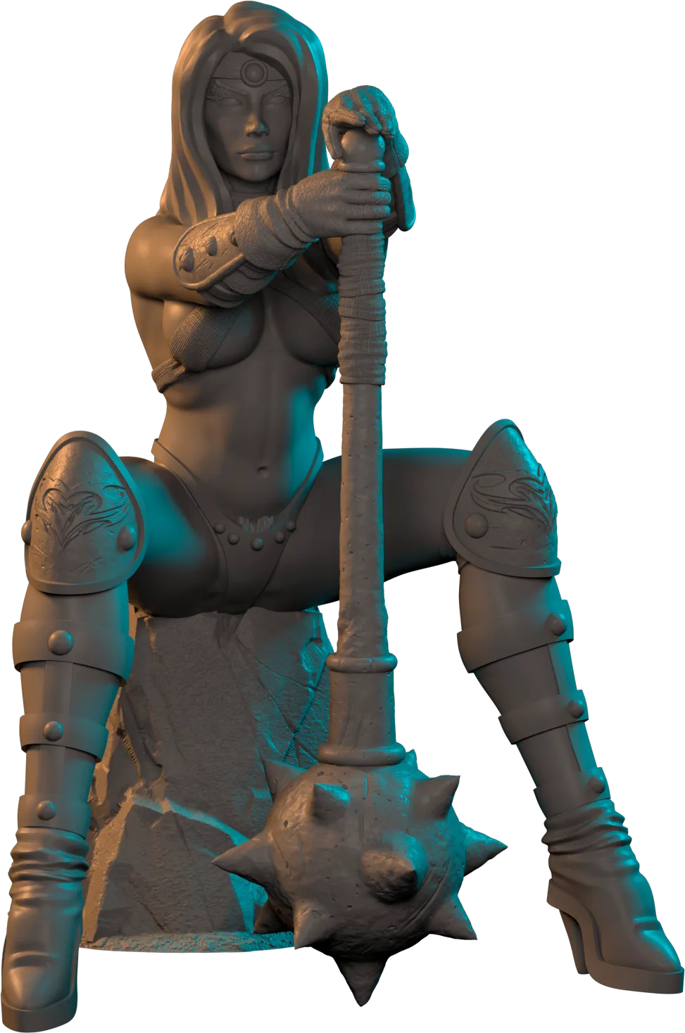 Clover Leaves - Fighter Girl #3 - Ginia - 75mm Pin Up/Figure/Model/Diorama