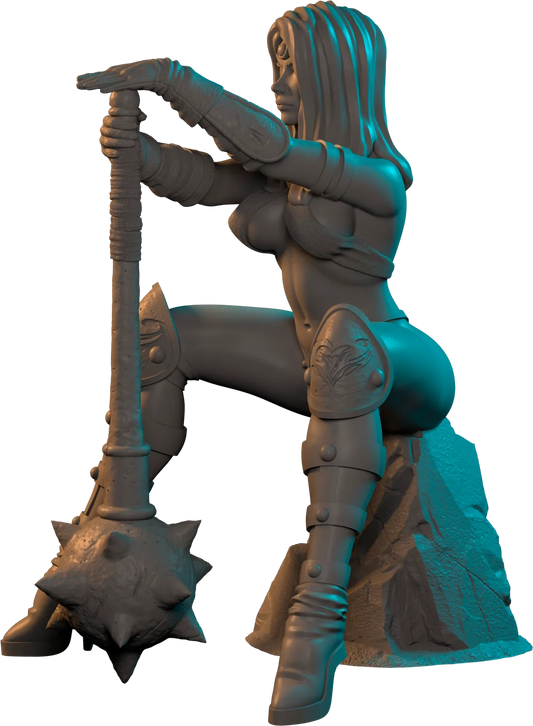 Clover Leaves - Fighter Girl #3 - Ginia - 75mm Pin Up/Figure/Model/Diorama
