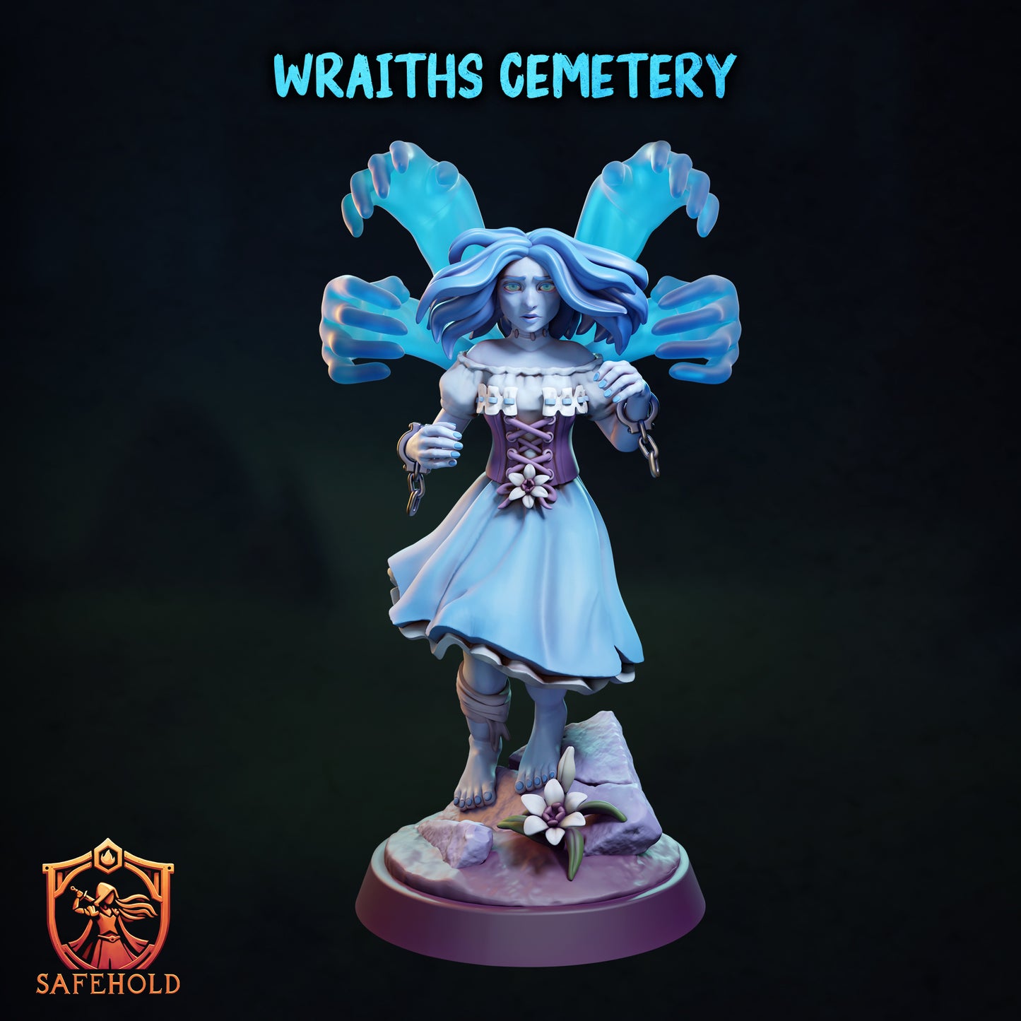 Safehold - Wraith's Cemetery - Ghost Girl - DnD/TTRPG Miniature/Figure