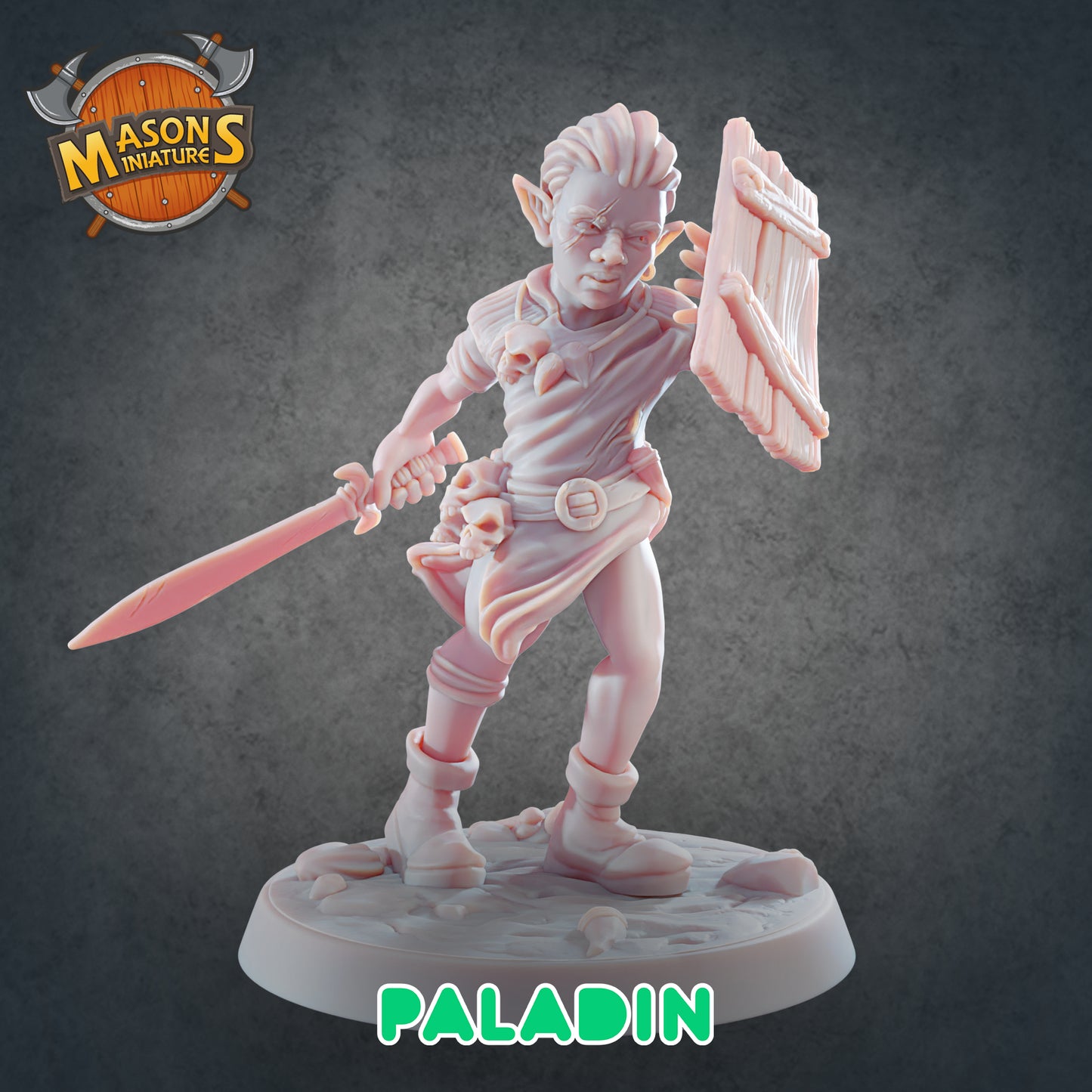 Masons Miniatures - Goblin Paladin - DnD/TTRPG Figure/Miniature