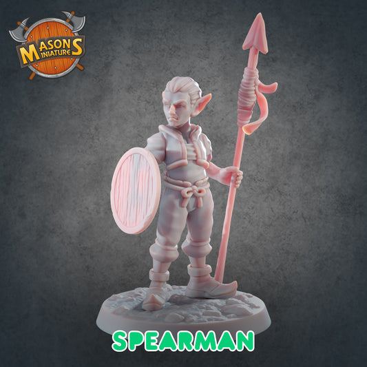 Masons Miniatures - Goblin Spearman - DnD/TTRPG Figure/Miniature