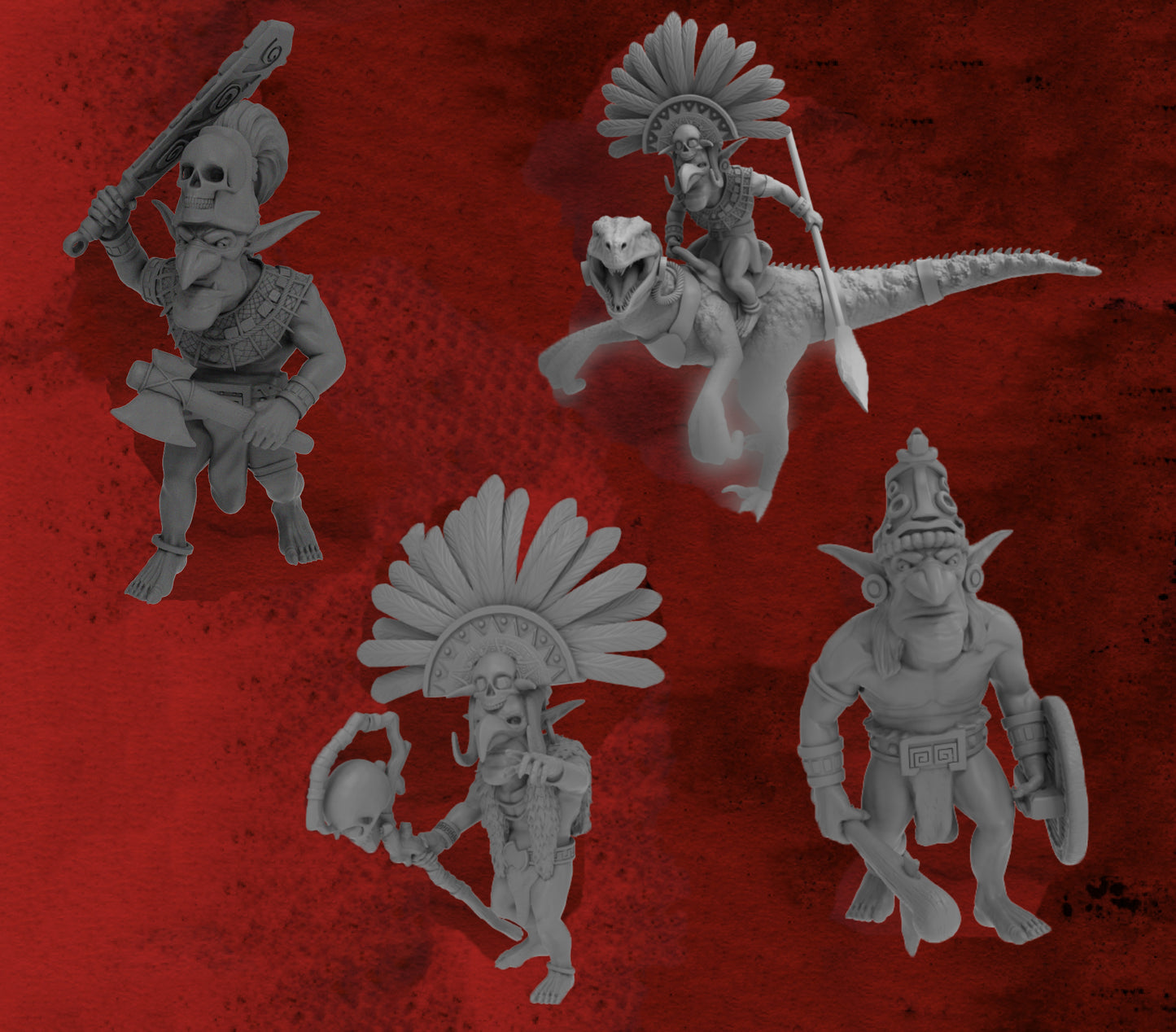 Skadi Studios - Helmsman's Shanties - Goblin Tribals - DnD/TTRPG Figure/Miniature