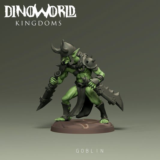 Dinoworld - Kingdoms #2 - Goblin Assassin - DnD/Pathfinder/TTRPG Figure