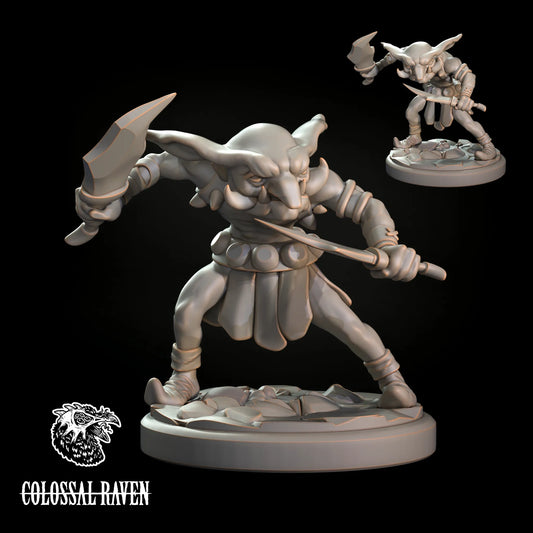Colossal Raven - Goblin Rogue - DnD/Pathfinder/TTRPG Figure