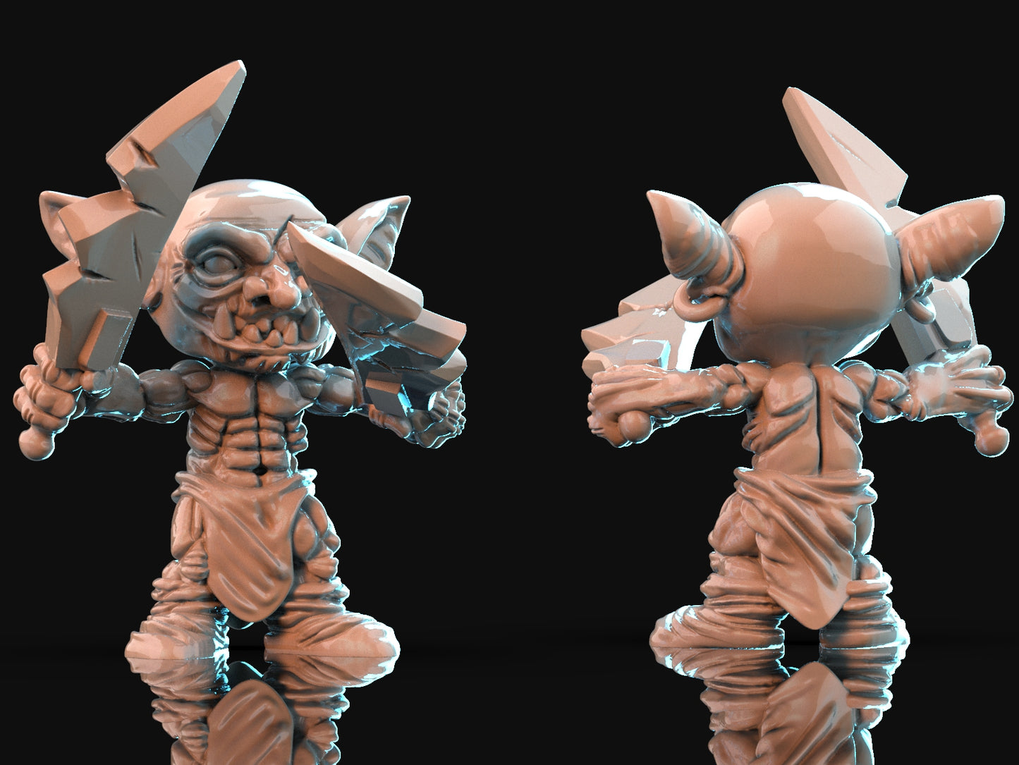 Brayan Nafarrate - Bestiary #1 - Goblin #4 - DnD/TTRPG Figure/Miniature