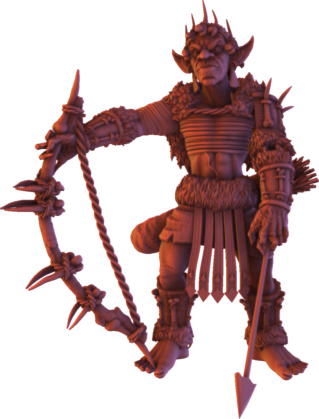 Monolith Arts - Greenskins - Goblin Archers - DnD/TTRPG Figure/Miniature