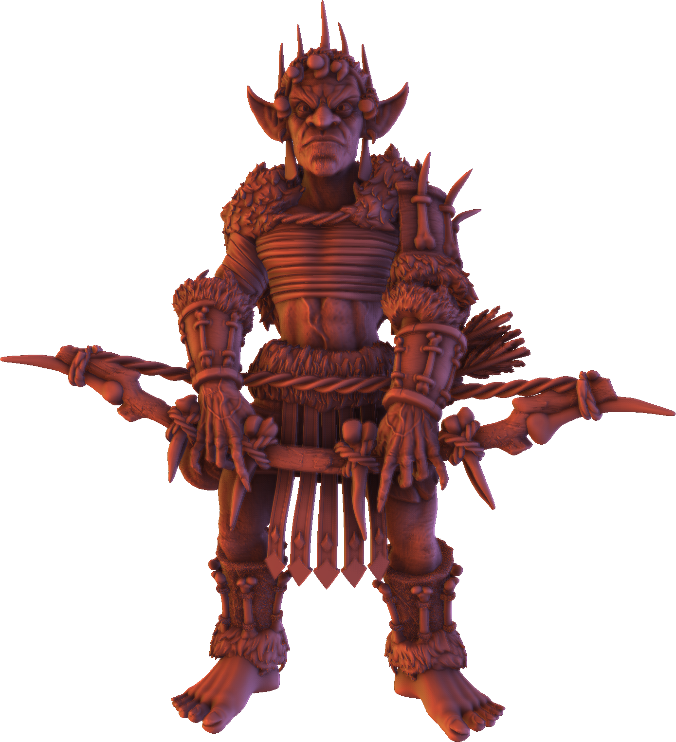 Monolith Arts - Greenskins - Goblin Archers - DnD/TTRPG Figure/Miniature