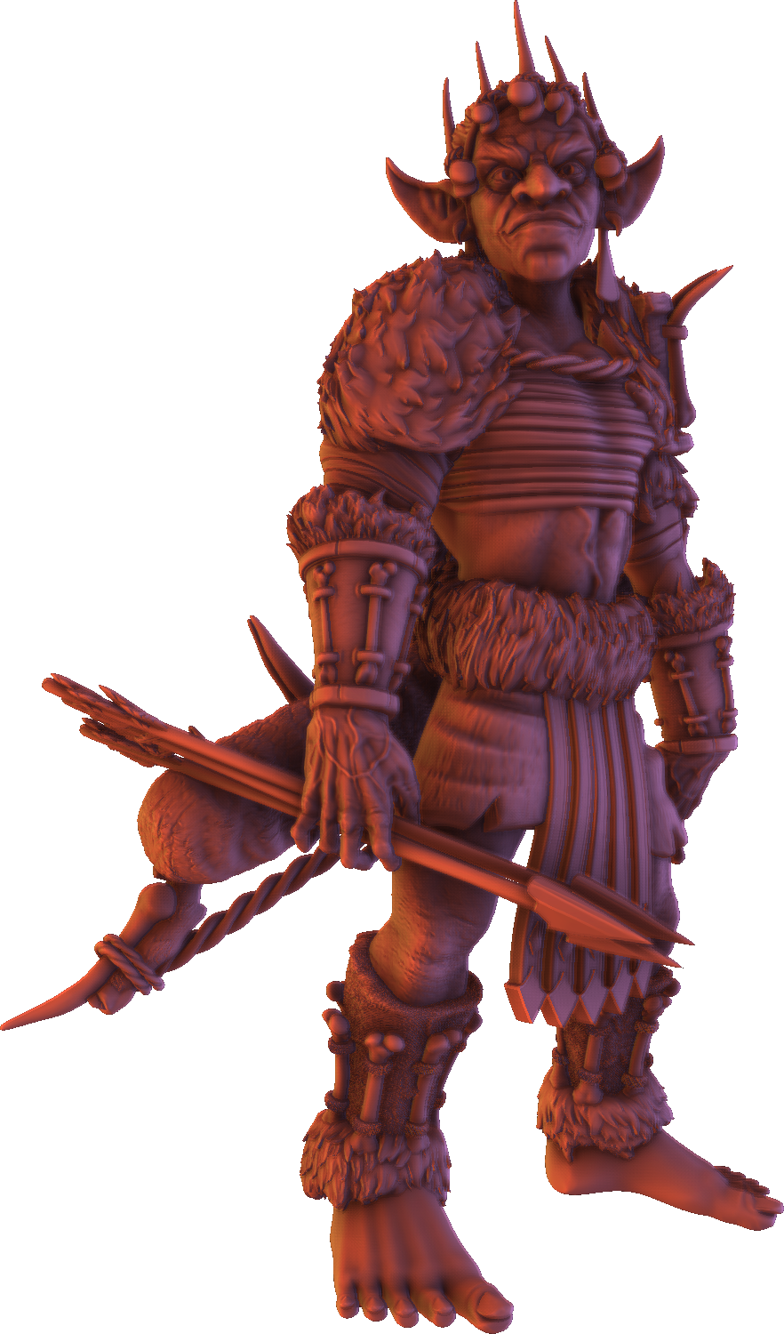 Monolith Arts - Greenskins - Goblin Archers - DnD/TTRPG Figure/Miniature
