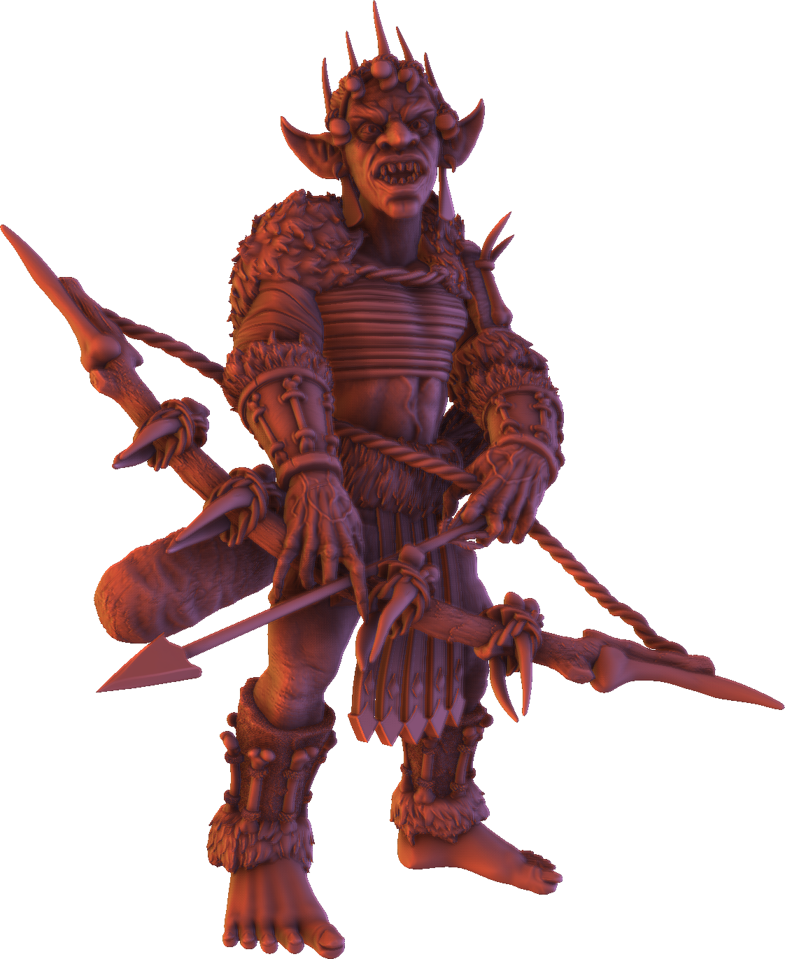 Monolith Arts - Greenskins - Goblin Archers - DnD/TTRPG Figure/Miniature