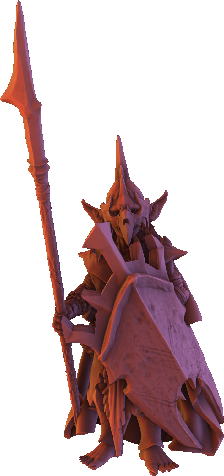 Monolith Arts - Greenskins - Goblin Guards - DnD/TTRPG Figure/Miniature