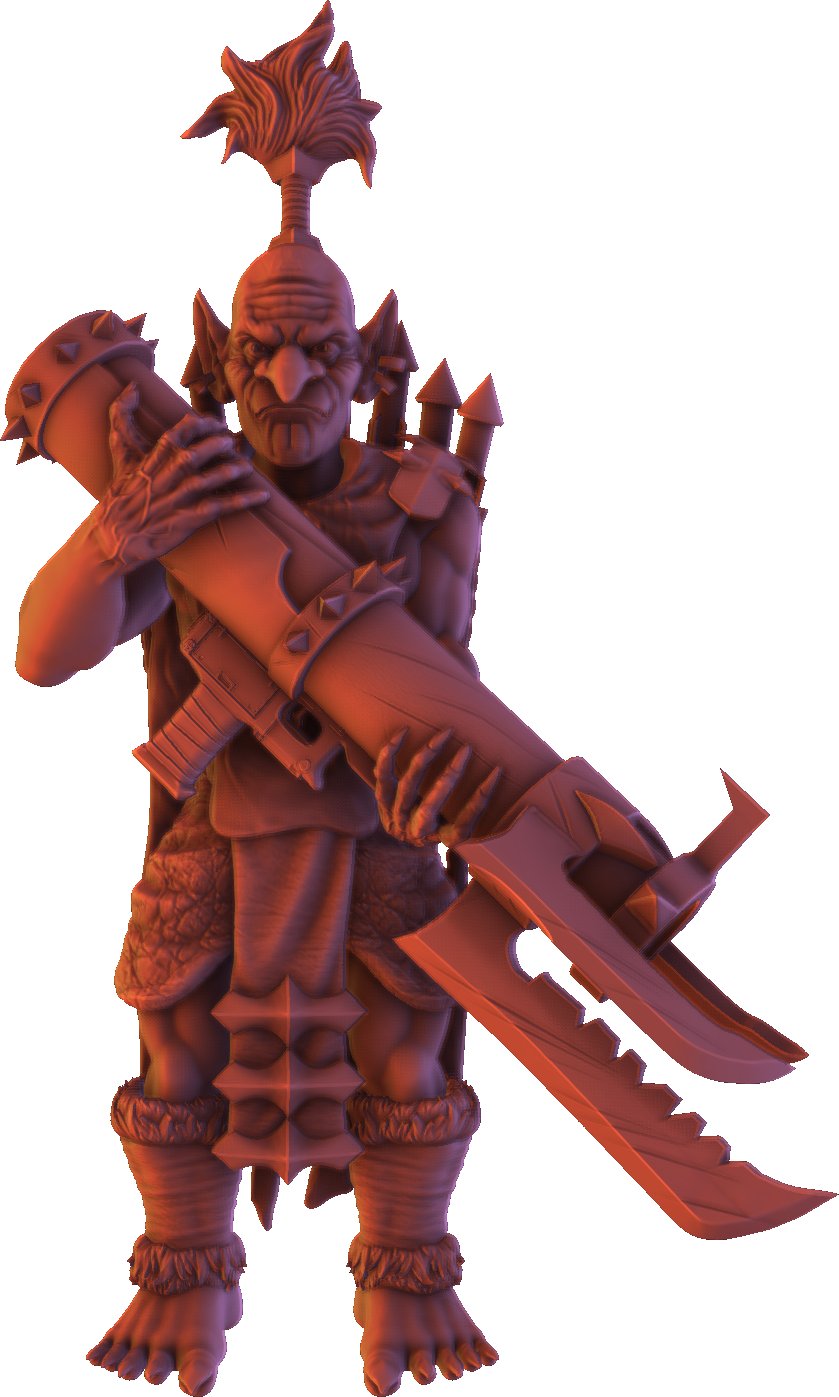 Monolith Arts - Greenskins - Goblin Rocketeers - DnD/TTRPG Figure/Miniature