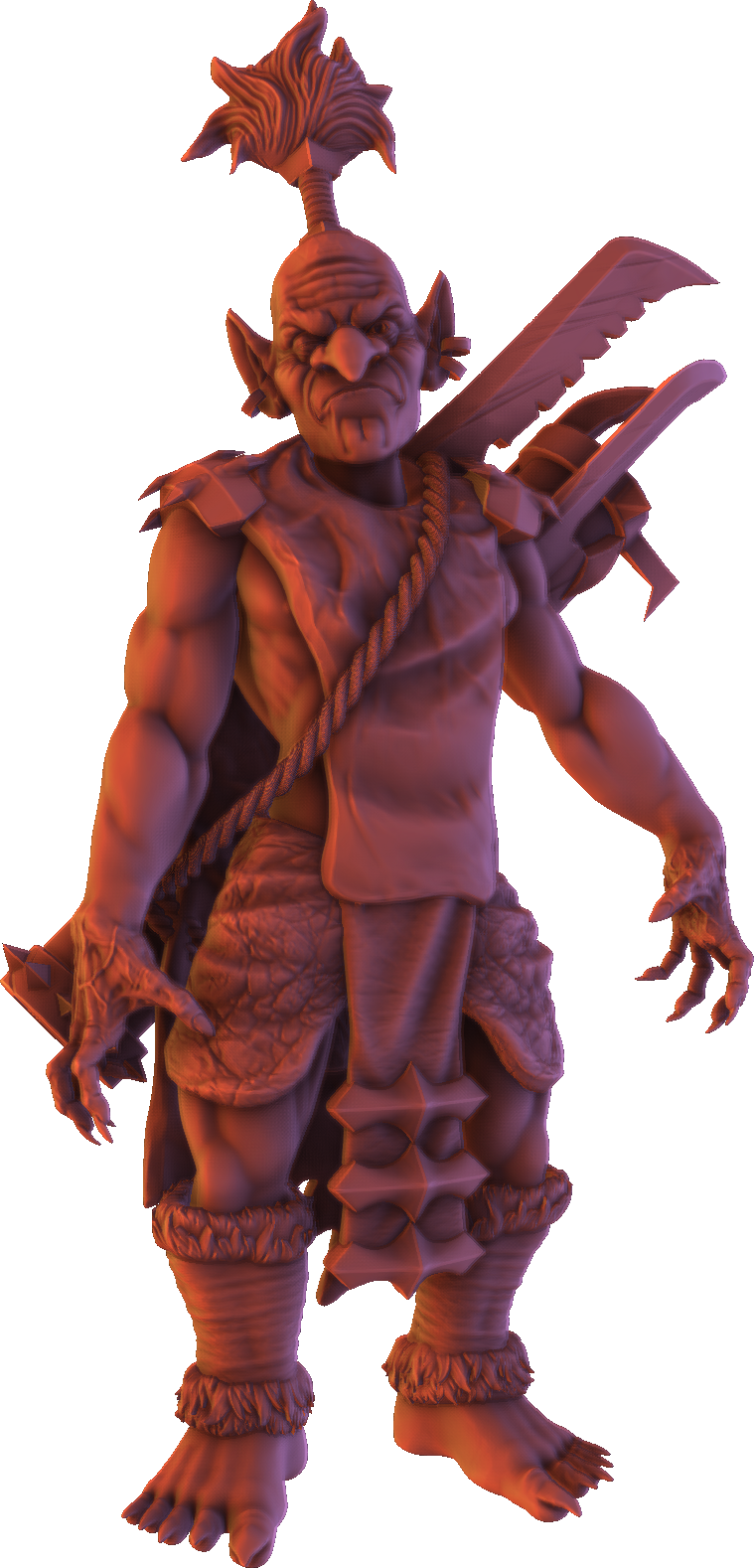 Monolith Arts - Greenskins - Goblin Rocketeers - DnD/TTRPG Figure/Miniature