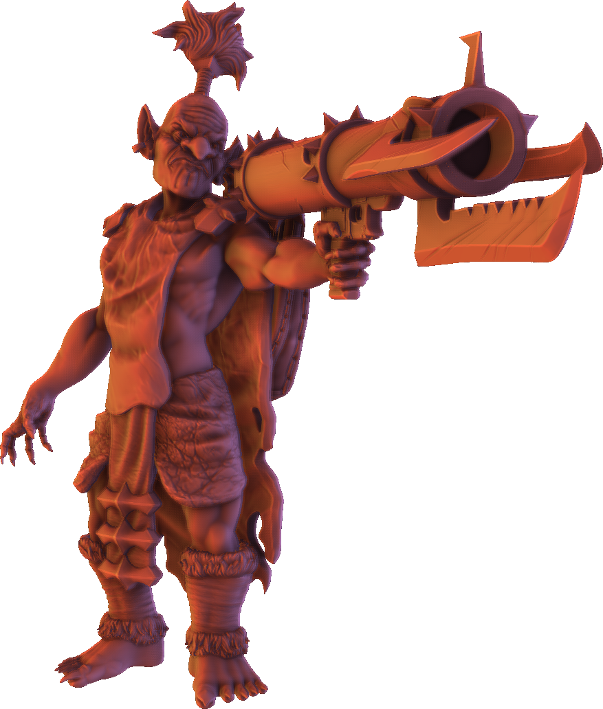 Monolith Arts - Greenskins - Goblin Rocketeers - DnD/TTRPG Figure/Miniature