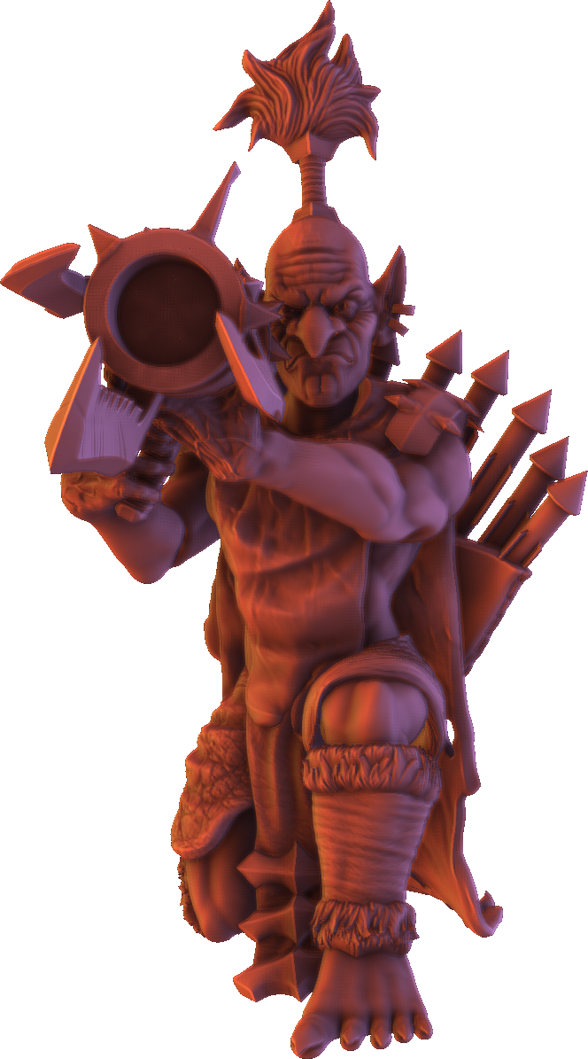 Monolith Arts - Greenskins - Goblin Rocketeers - DnD/TTRPG Figure/Miniature