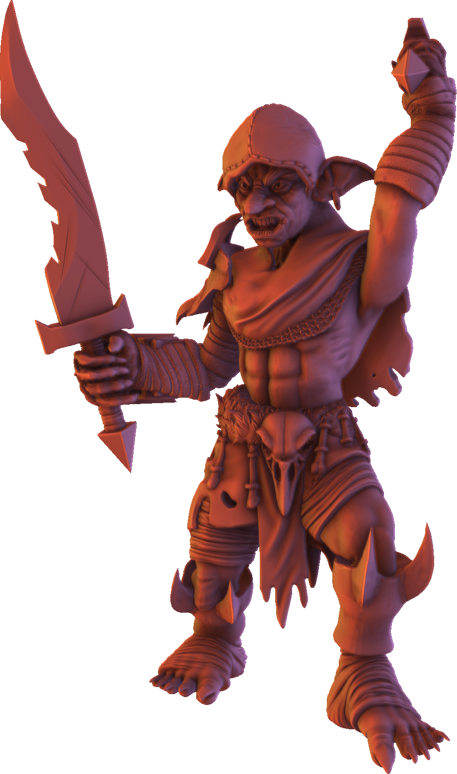 Monolith Arts - Greenskins - Goblin Rogues - DnD/TTRPG Figure/Miniature