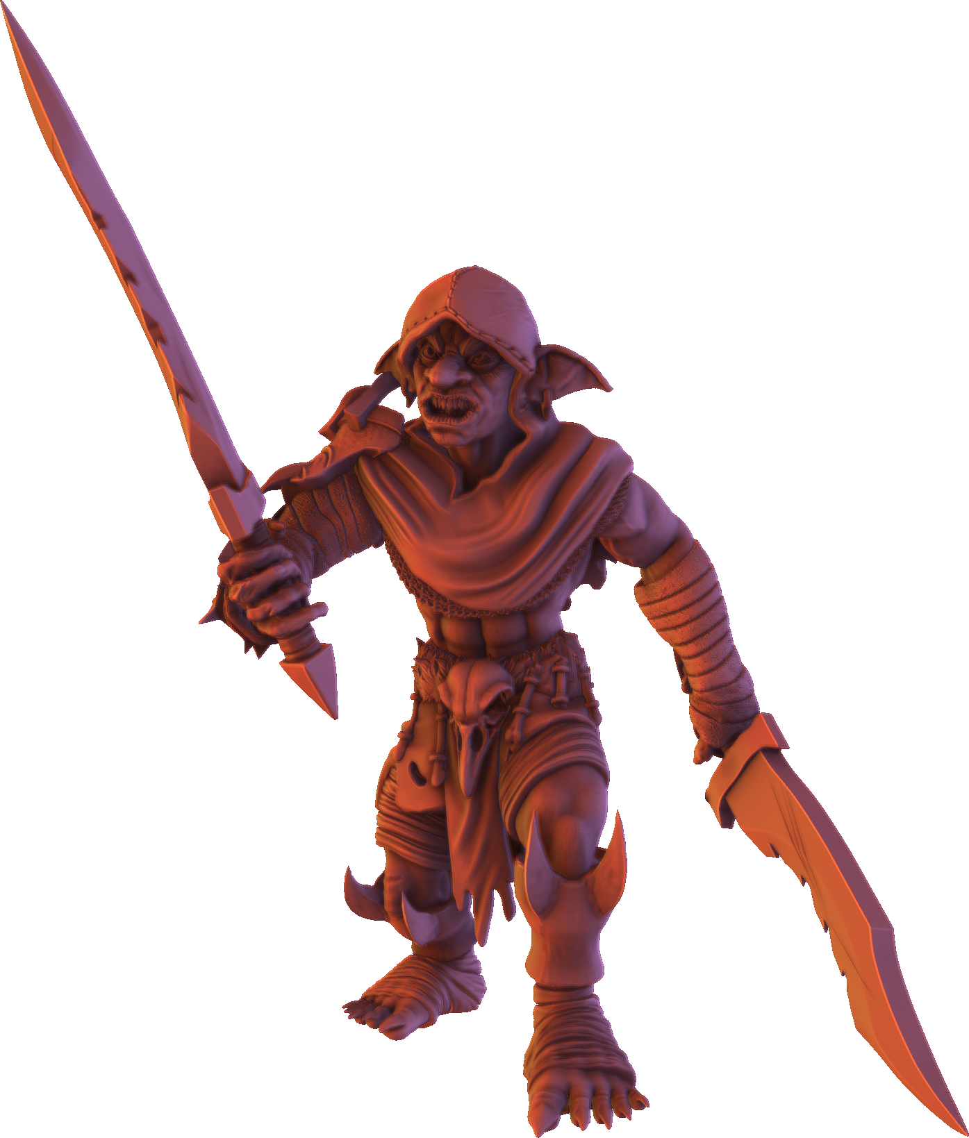 Monolith Arts - Greenskins - Goblin Rogues - DnD/TTRPG Figure/Miniature