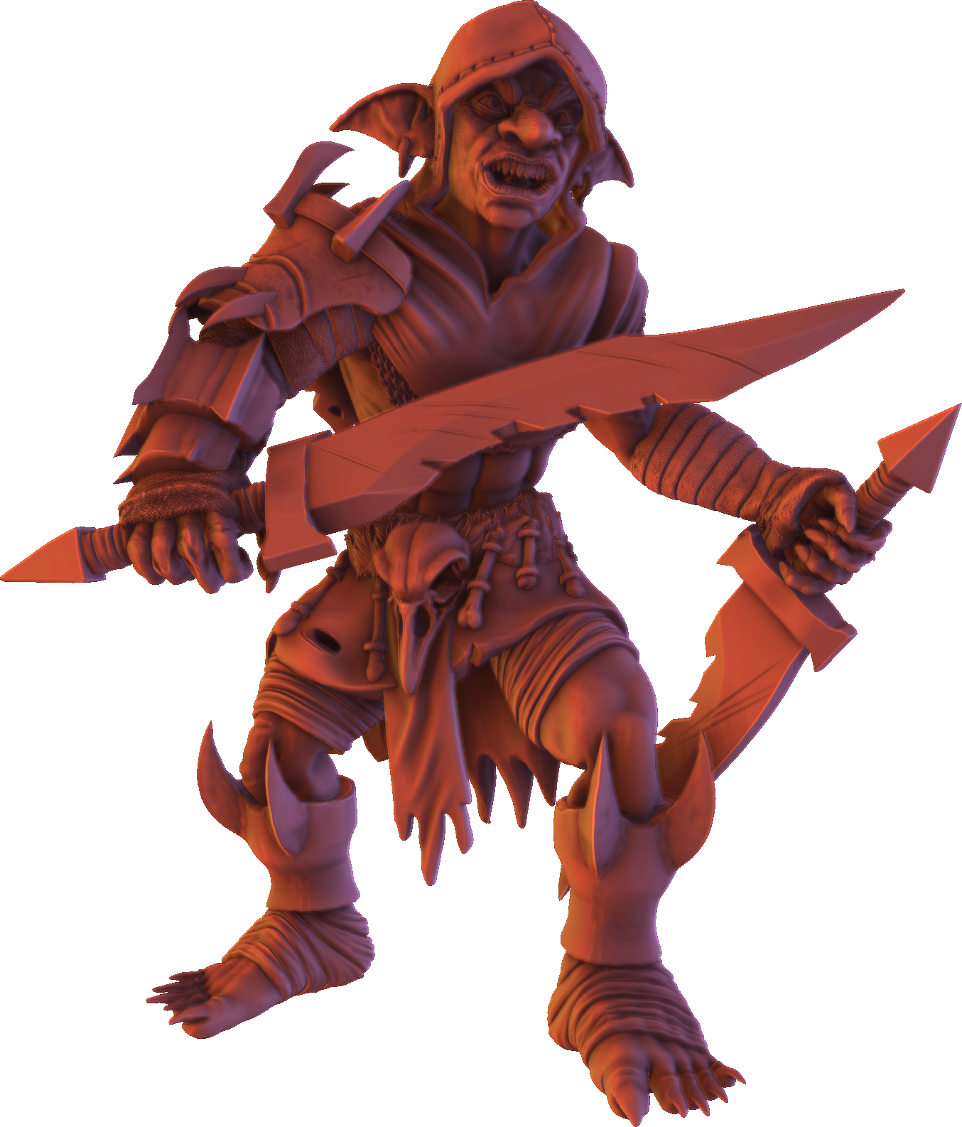 Monolith Arts - Greenskins - Goblin Rogues - DnD/TTRPG Figure/Miniature