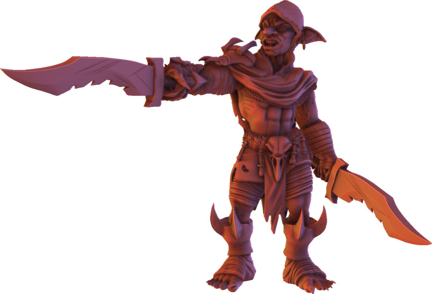 Monolith Arts - Greenskins - Goblin Rogues - DnD/TTRPG Figure/Miniature