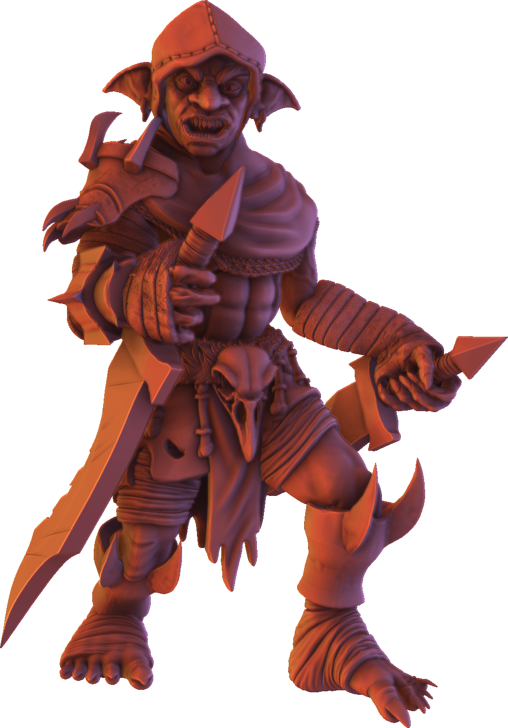 Monolith Arts - Greenskins - Goblin Rogues - DnD/TTRPG Figure/Miniature