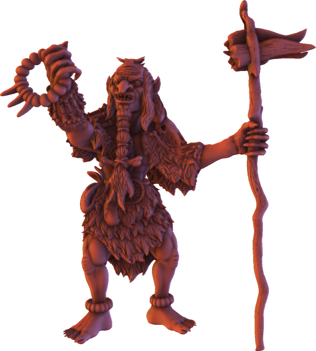 Monolith Arts - Greenskins - Goblin Shamans - DnD/TTRPG Figure/Miniature