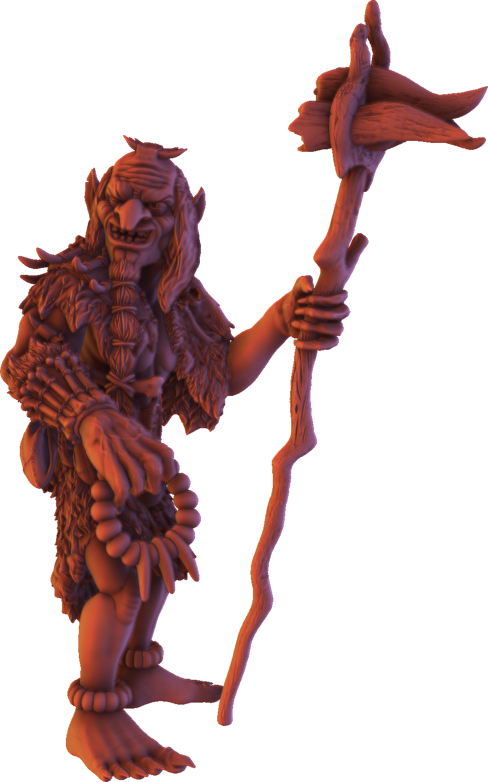 Monolith Arts - Greenskins - Goblin Shamans - DnD/TTRPG Figure/Miniature