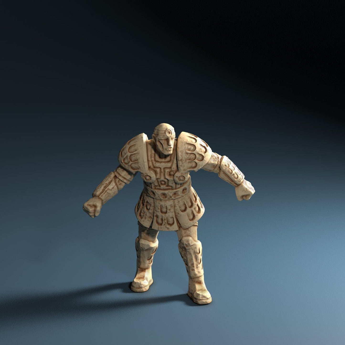 Medusa Miniatures - Stone Golem #2 - DnD/TTRPG/Roleplaying/Wargames