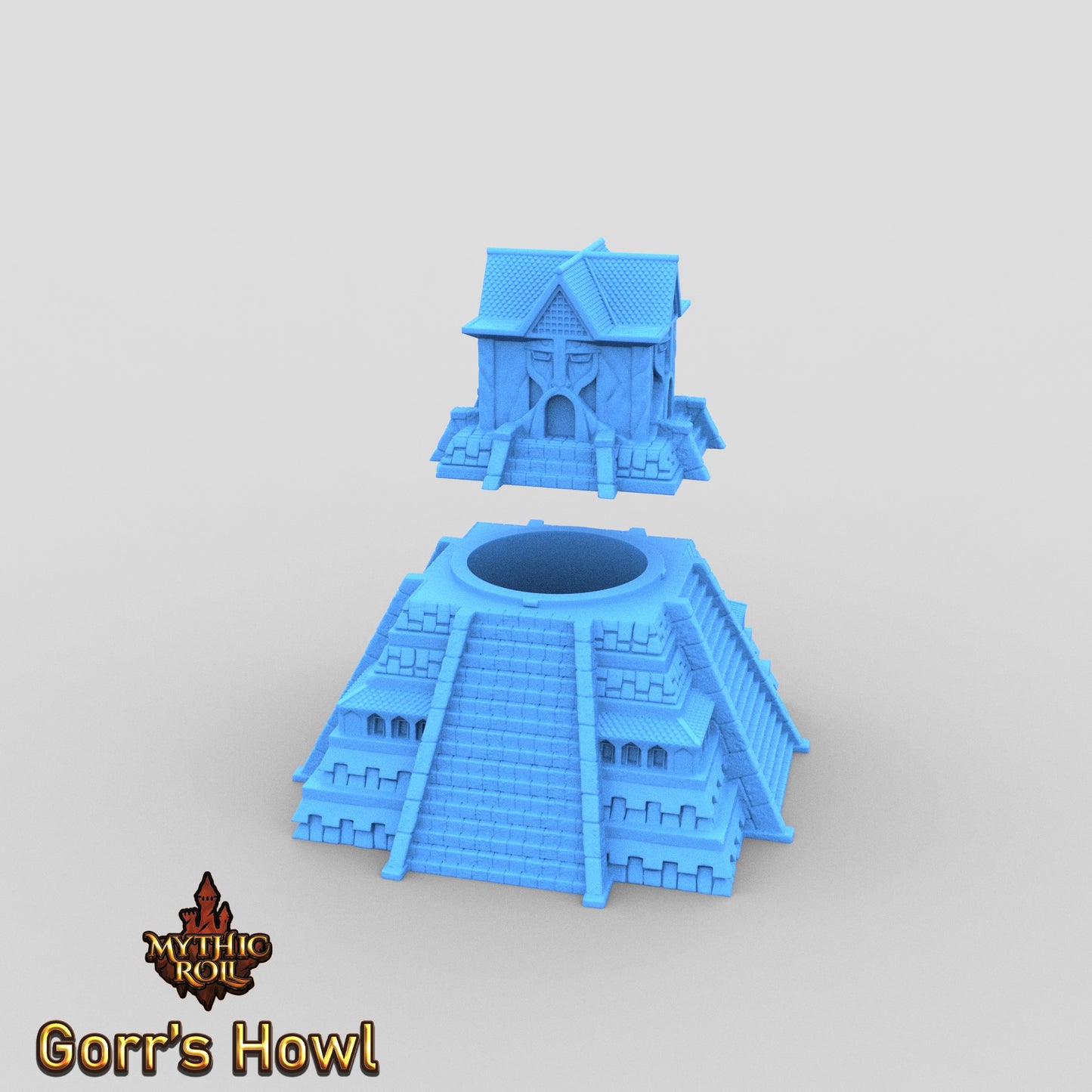 Mythic Roll - Dice Box/Case - Gorr's Howl - DnD/Pathfinder/TTRPG