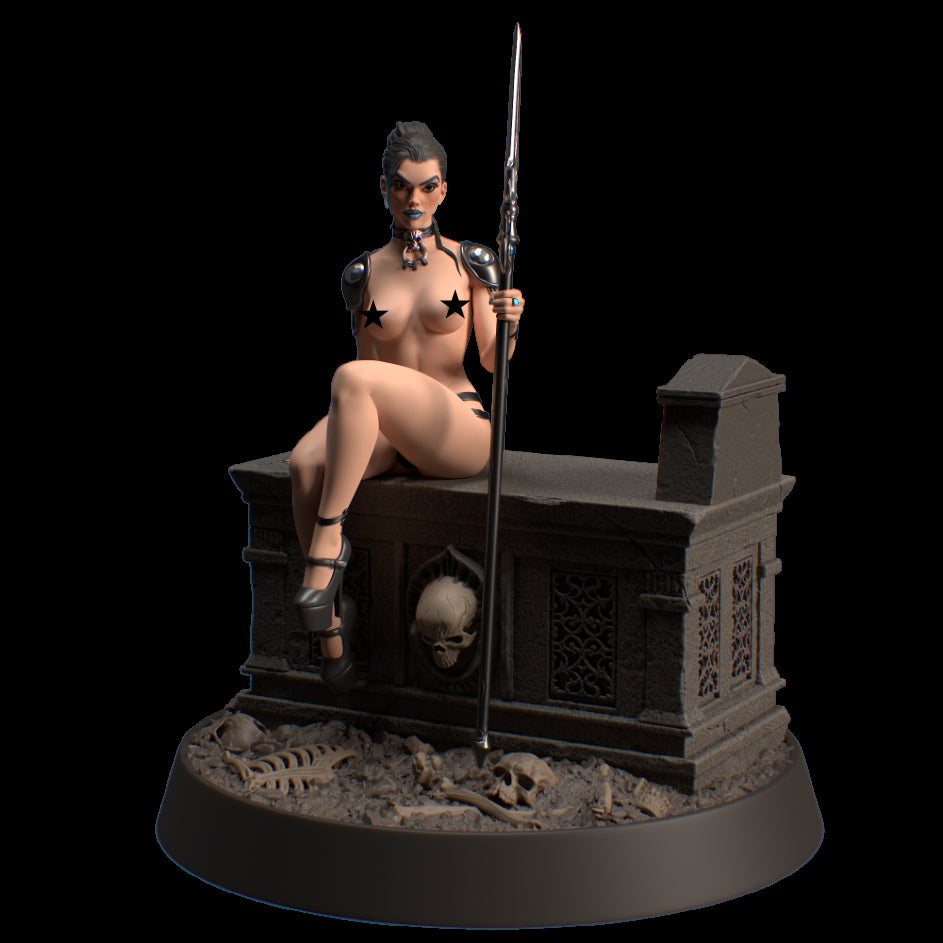 Mystic Makers - Necrothrone Siren - 75mm Pin Up/Figure/Model/Diorama