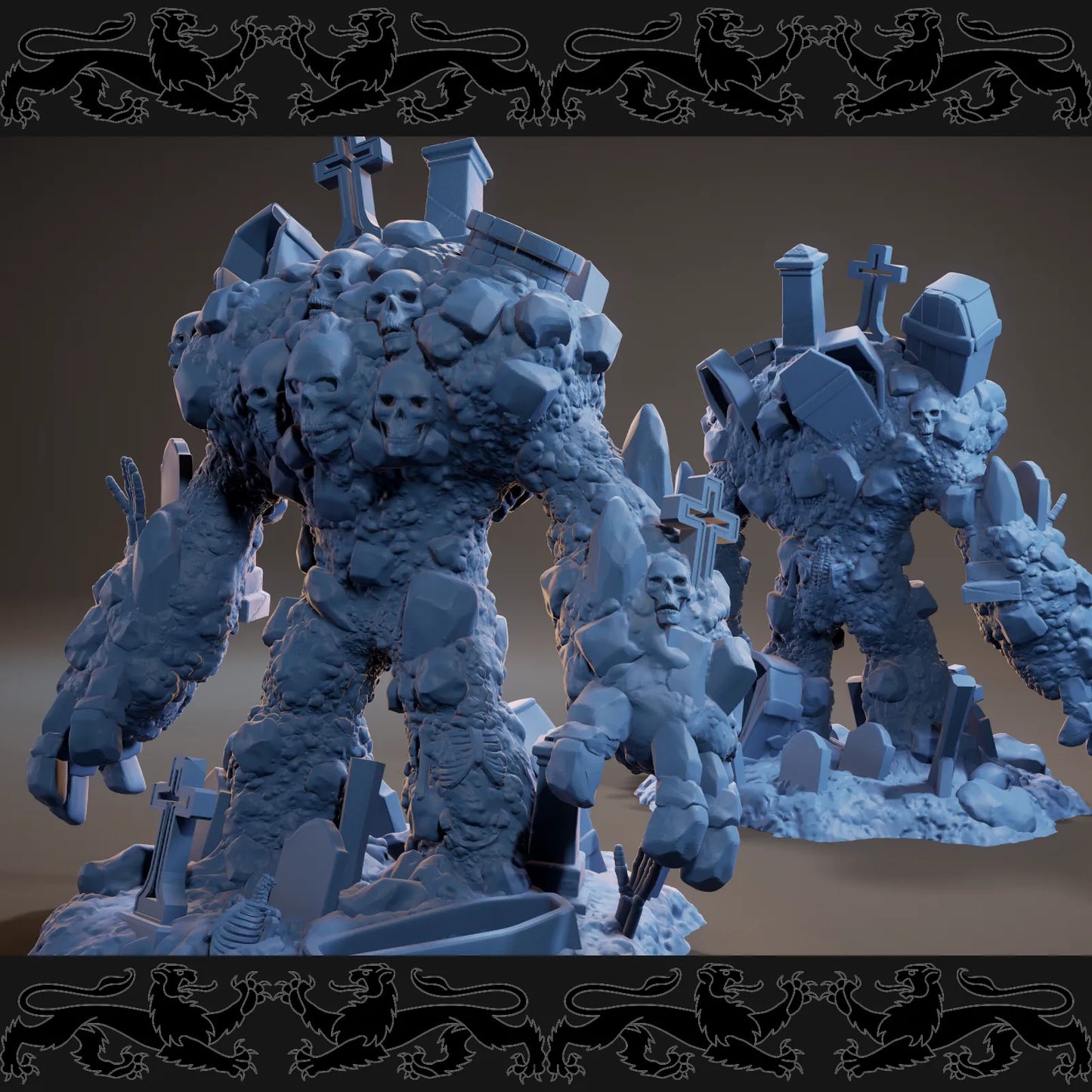 Brayan Nafarrate - Bestiary #3 - Graveyard Elemental - DnD/TTRPG Figure/Miniature