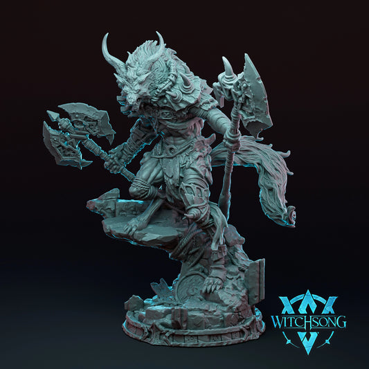 Witchsong Miniatures - Ascendant Greatwolf - DnD/TTRPG Figure/Miniature