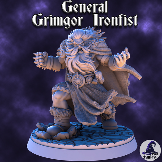 Print Fantasy - Chaos & Order - Grimgor Ironfist - 75mm Pin Up/Figure/Model/Diorama