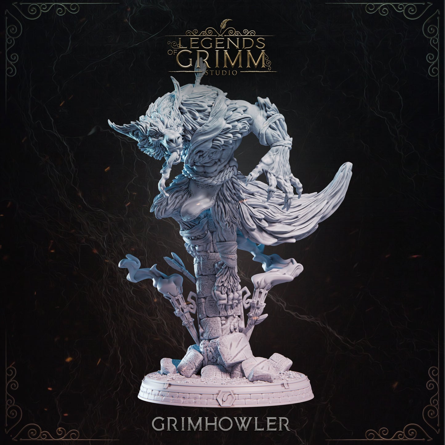 Grimm Legends - Werewolf 2 - DnD/TTRPG Figure/Miniature