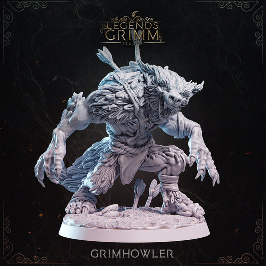 Grimm Legends - Werewolf 1 - DnD/TTRPG Figure/Miniature
