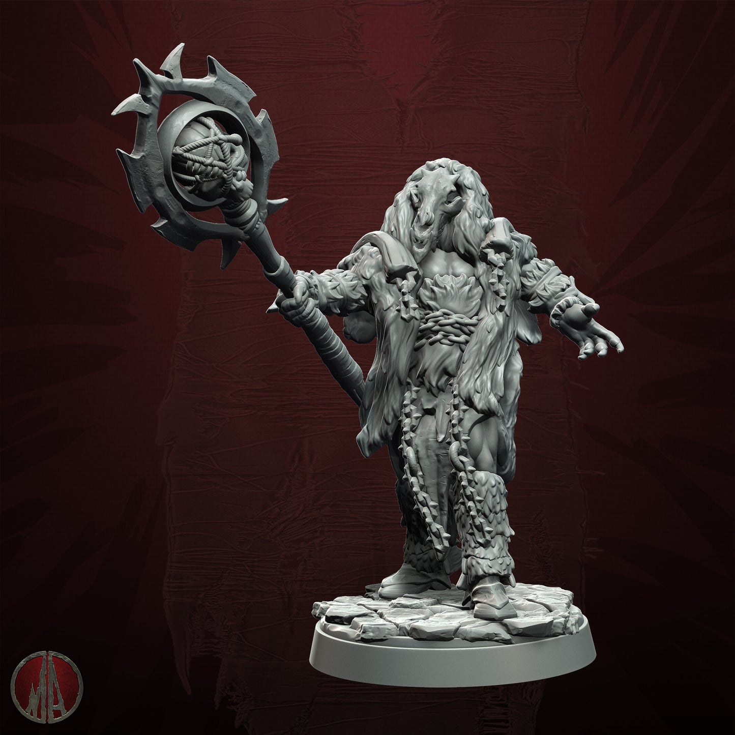 Monolith Arts - Orc Horde - Grishkun #4 - DnD/TTRPG Figure/Miniature