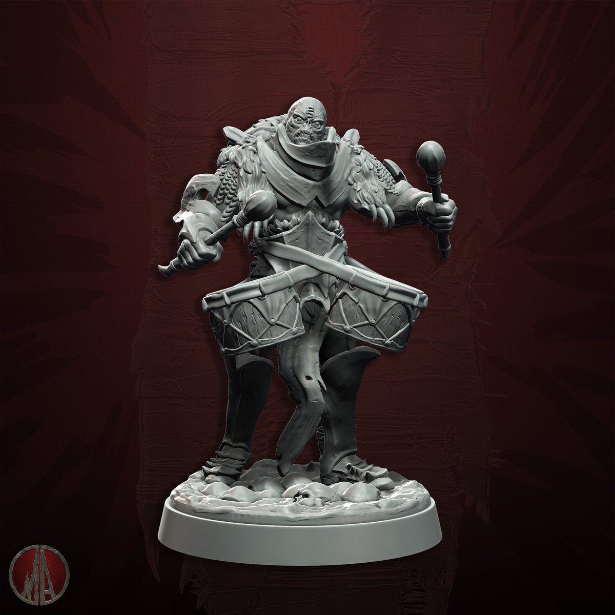 Monolith Arts - Orc Horde - Grishug #4 - DnD/TTRPG Figure/Miniature