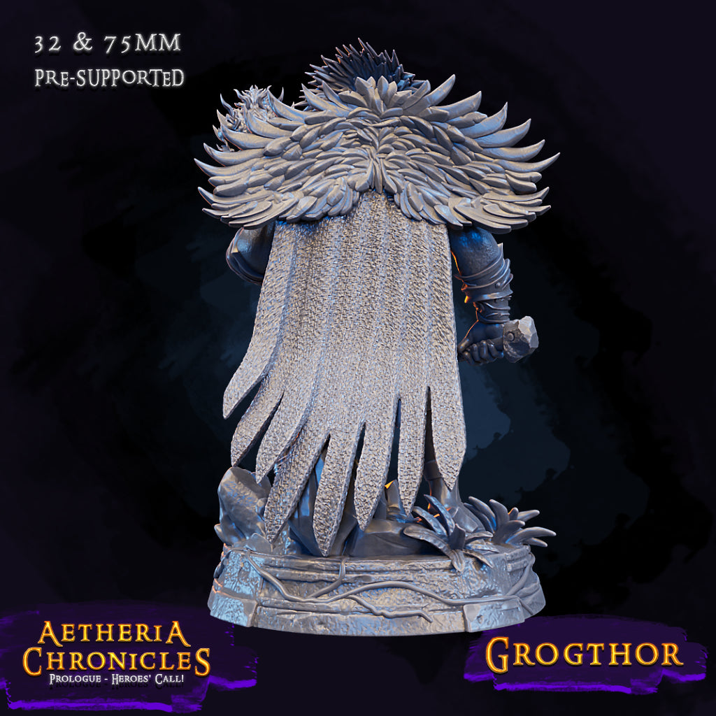 Mystic Makers - Aetheria Chronicles - Grogthor - 75mm Pin Up/Figure/Model/Diorama