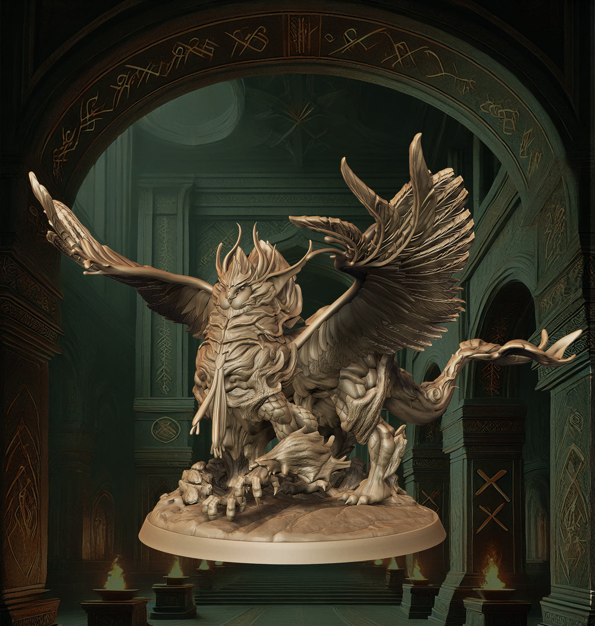 Monolith Arts - Dwarves - Gryphon #1 - DnD/TTRPG Figure/Miniature