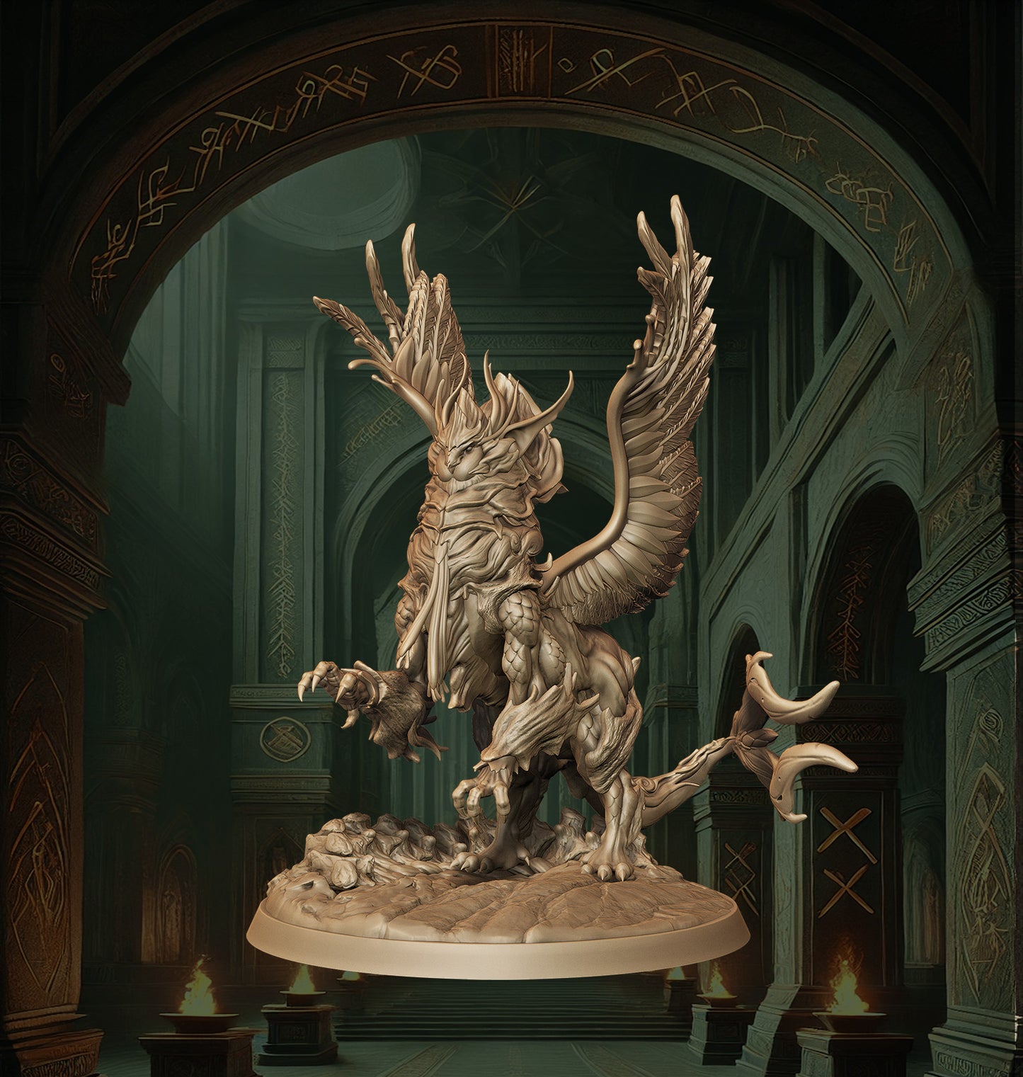 Monolith Arts - Dwarves - Gryphon #2 - DnD/TTRPG Figure/Miniature