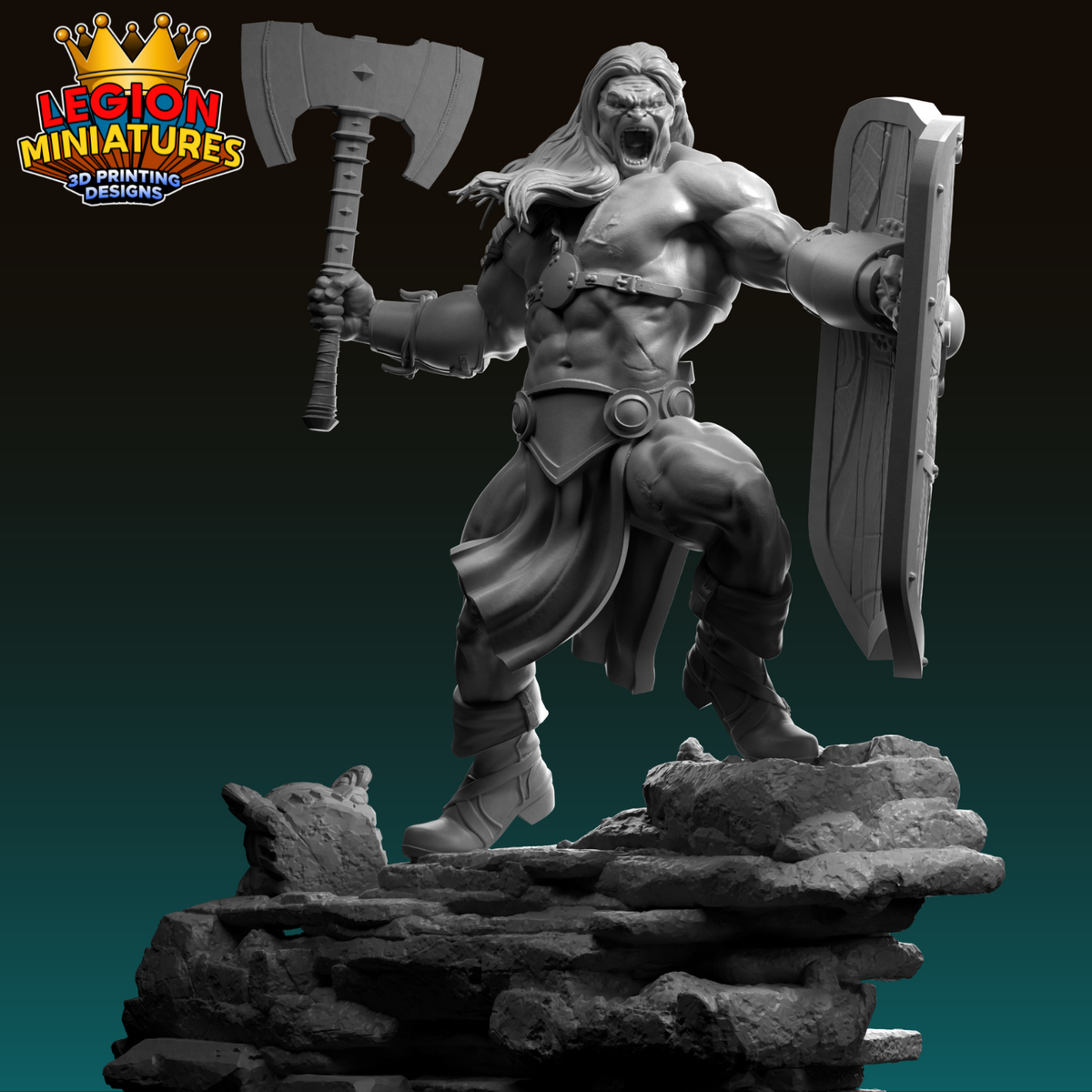 Lucia Sanchez - Animal Warriors - Halgar #1 - 75mm Pin Up/Figure/Model/Diorama