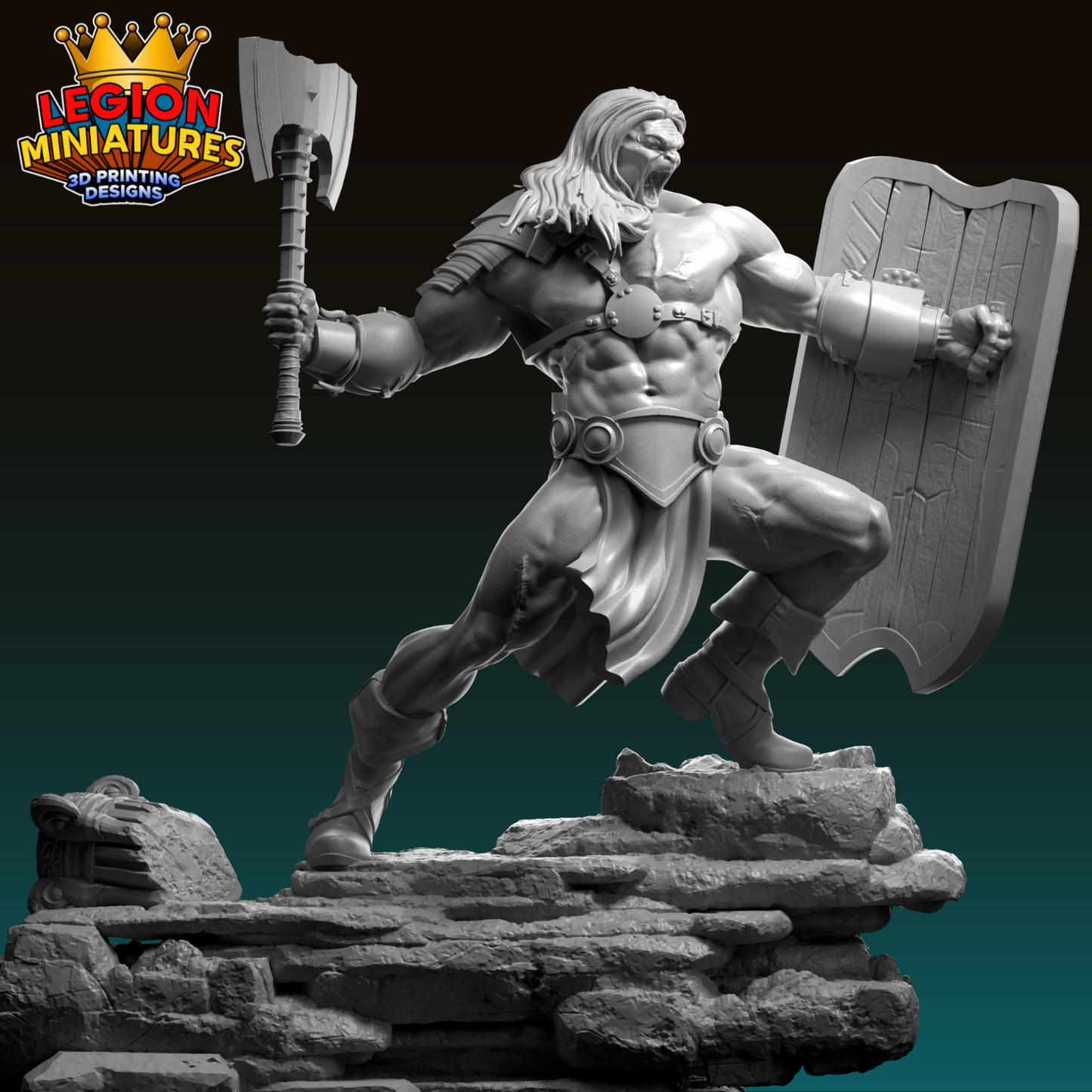 Lucia Sanchez - Animal Warriors - Halgar #1 - 75mm Pin Up/Figure/Model/Diorama