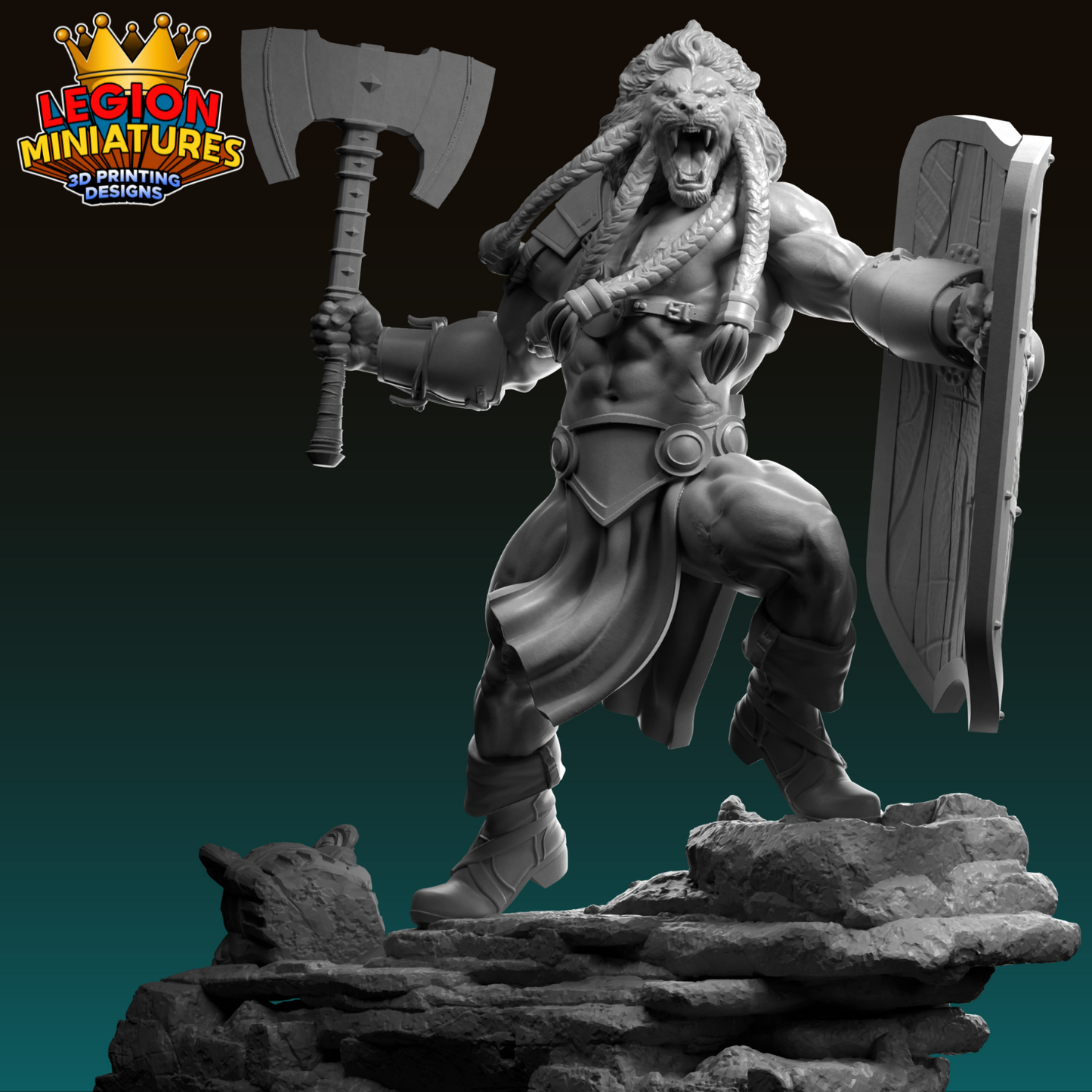 Lucia Sanchez - Animal Warriors - Halgar #2 - 75mm Pin Up/Figure/Model/Diorama