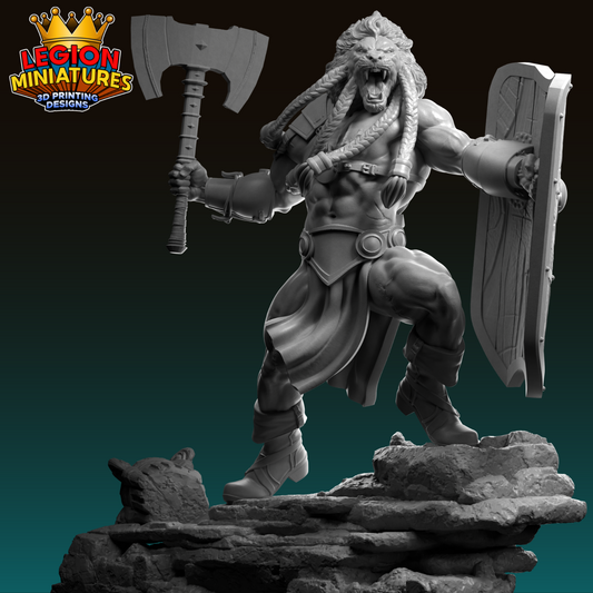 Lucia Sanchez - Animal Warriors - Halgar #2 - 75mm Pin Up/Figure/Model/Diorama
