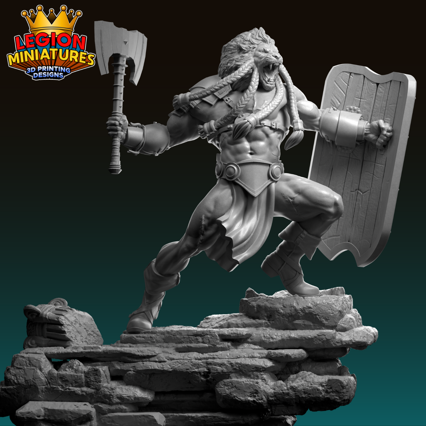 Lucia Sanchez - Animal Warriors - Halgar #2 - 75mm Pin Up/Figure/Model/Diorama