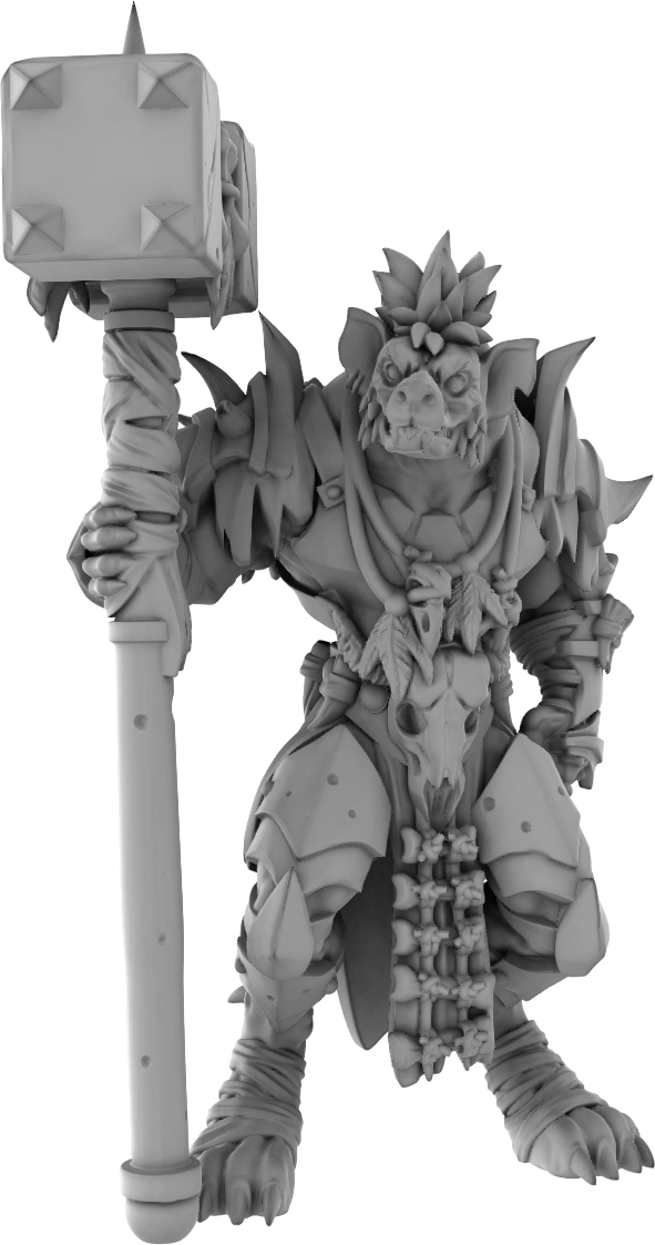 Brayan Nafarrate - Gnoll Hammer #1 - DnD/TTRPG Figure/Miniature