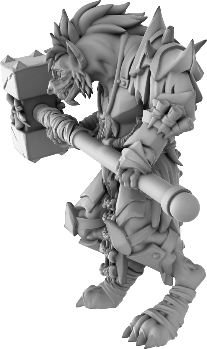 Brayan Nafarrate - Gnoll Hammer #2 - DnD/TTRPG Figure/Miniature