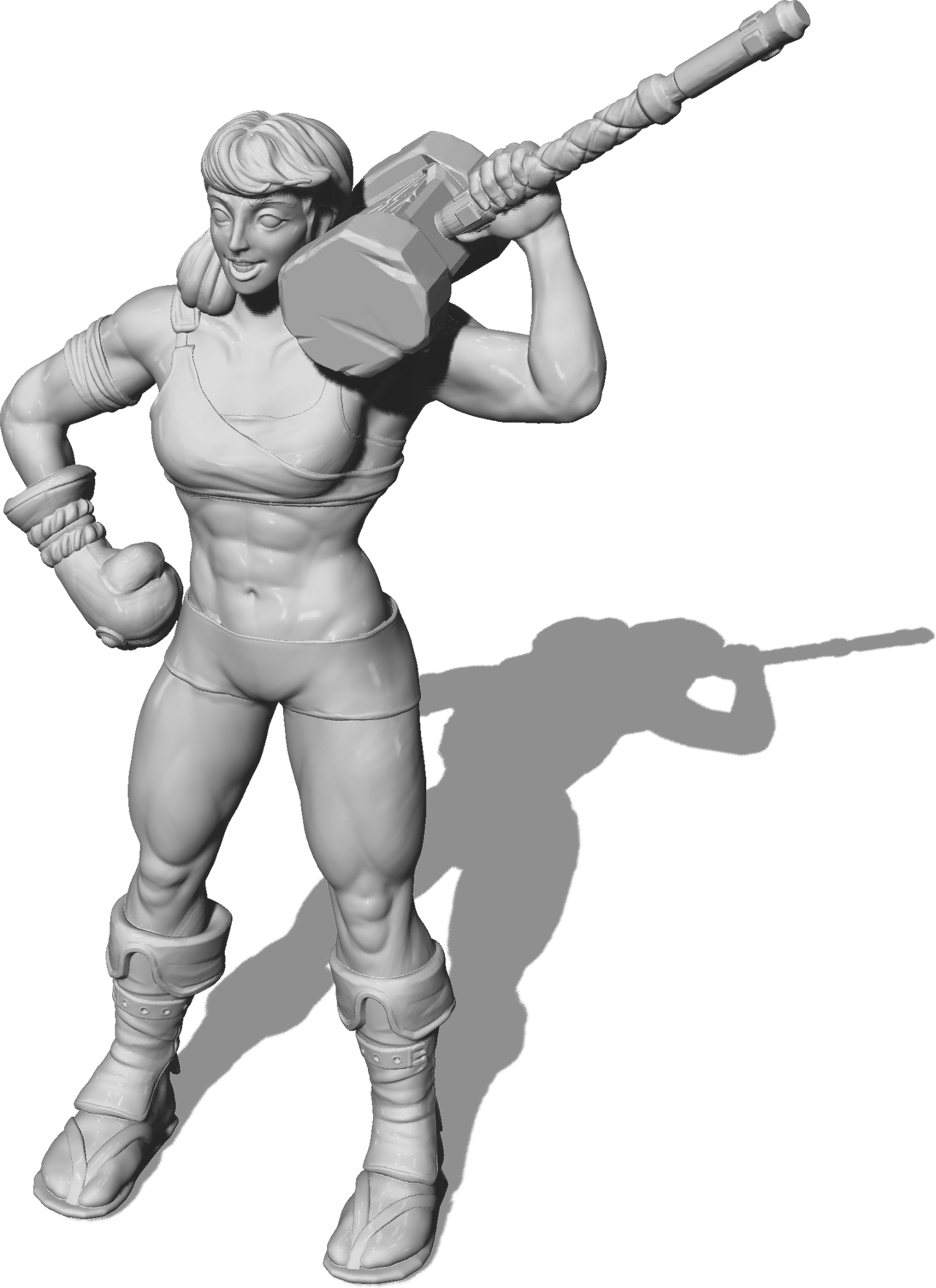 LeemanPrintables - Enforcers - Hammer - 75mm Pin Up/Figure/Model/Diorama